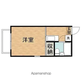 コーポK【1階】の間取り