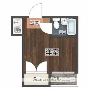 アクティ大和【4階】の間取り