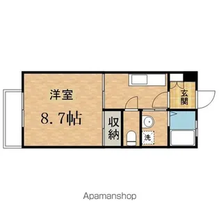 リビエール【206号室】の間取り