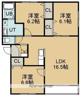 セゾンクレールAoyagi 1【4階】の間取り