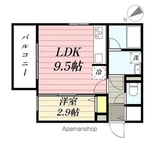 ヴィラージュ南福岡【3階】の間取り