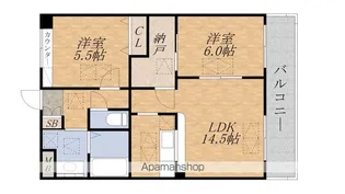 アルベロ・17【203号室】の間取り