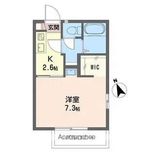 パークサイド高田B棟【2階】の間取り