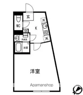 LOTSO三ノ輪【5階】の間取り