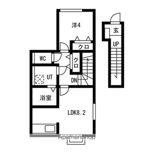 ブリランス(BRILLANZ)【201号室】の間取り