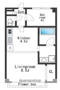 エムズフラット【203号室】の間取り