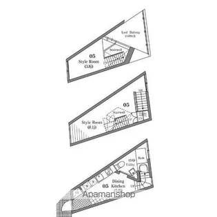 サクラノキテラス中目黒【3階】の間取り