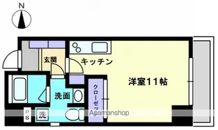 ヴィゴーレ本町【204号室】の間取り