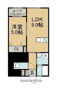 GROWTH GENDOUA棟【103号室】の間取り
