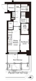 東京都中野区江原町2丁目【マンション】の間取り