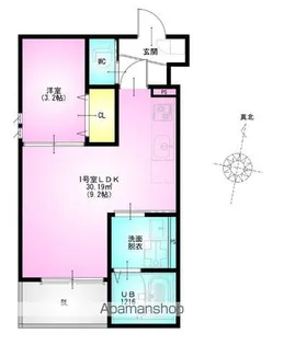 REGALEST 祐光【2階】の間取り