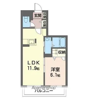 マーベラス【303号室】の間取り