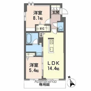 SEN【1階】の間取り