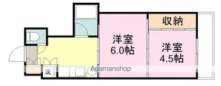 アルデール南鍛冶町【206号室】の間取り