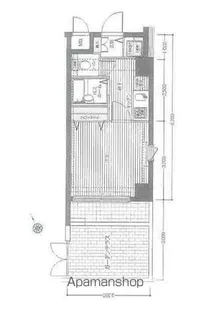 トーシンフェニックス新宿余丁町【1階】の間取り