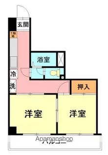 サンライトオアシス【6階】の間取り