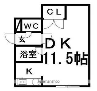 エトワール文京台【107号室】の間取り