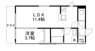MAISON LUMIERE【1階】の間取り