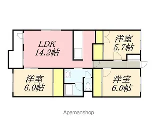 メゾン宮前【2階】の間取り