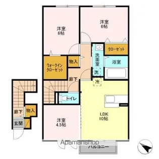 プリマベーラ A【2階】の間取り