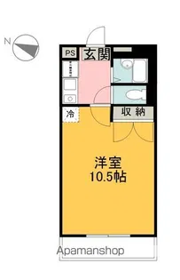星空のアリア【206号室】の間取り