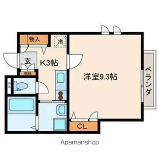 サザンテラス【2階】の間取り