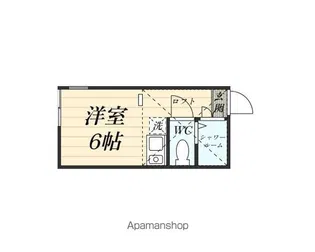 ユナイト汐入アルティーガス【108号室】の間取り