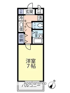 グランヴァン新宿柏木【3階】の間取り