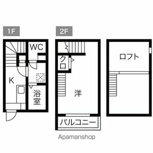 K Flat【1階】の間取り