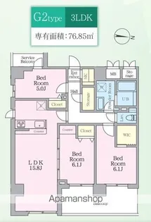 フィラーレ【8階】の間取り