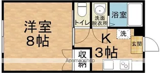 フローレンス県【101号室】の間取り