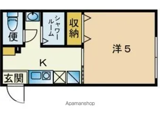 パークビュー博多【203号室】の間取り