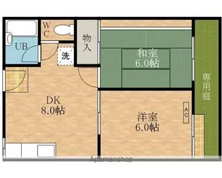 いづみハイツ【1階】の間取り