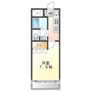 エストクレール【2階】の間取り