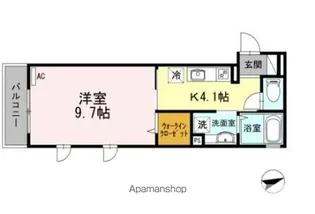 DーROOM HIROO【3階】の間取り
