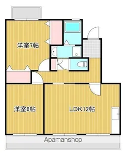 クリサンテA【2階】の間取り