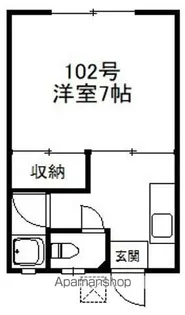 コーポ奈須【2階】の間取り