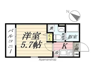 ベラビスタ保土ヶ谷A棟【104号室】の間取り