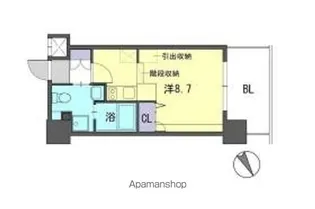 F・GRANDMARK天神【2階】の間取り