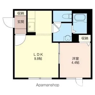 ディアス38【1階】の間取り