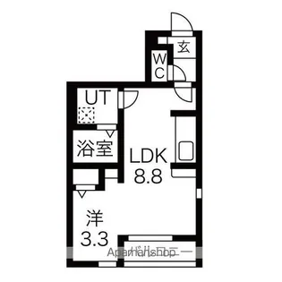 FORET LUMIERE【1階】の間取り