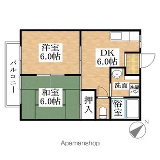 アットホーム小川【1階】の間取り