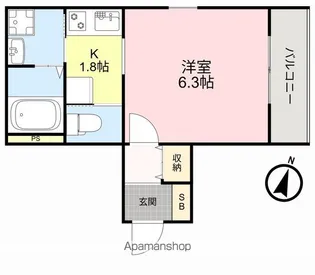 SENTOGARDEN Ⅱ【1階】の間取り