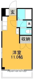 M’S BEE【201号室】の間取り