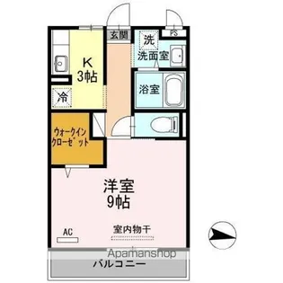 リファルジェント泉 A棟【2階】の間取り