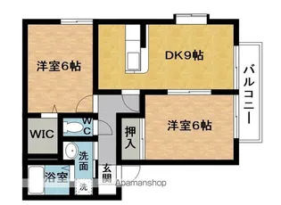 カーサ ベッラB【1階】の間取り