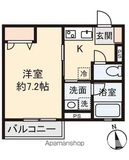 ビータス川口【2階】の間取り