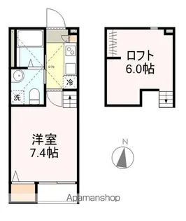 LE COURAGE【2階】の間取り