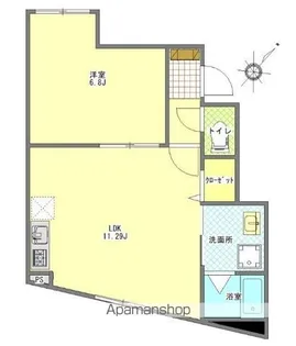 アピチェ西調布【102号室】の間取り