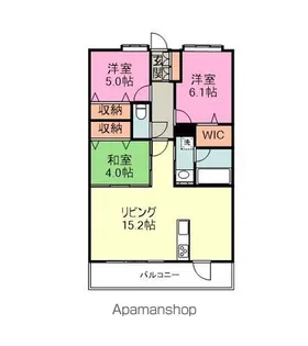 アーバンパレス香椎照葉【6階】の間取り
